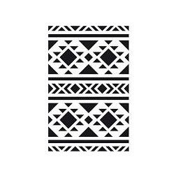 Artemio pochoir 10*15 fond navajo Artemio Ikaipaka jeux &