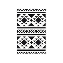 Artemio pochoir 10*15 fond navajo Artemio Ikaipaka jeux &