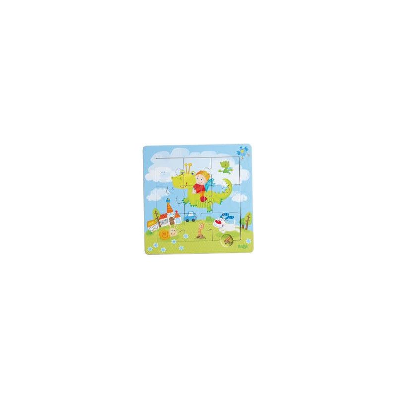 Puzzle-cadre en bois Les dragons - IkaIpaka Royan