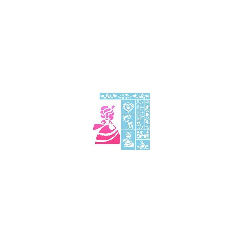 Mini Stencils, Princesses - IkaIpaka Royan