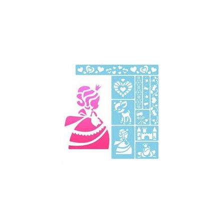 Mini Stencils, Princesses - IkaIpaka Royan