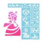 Mini Stencils, Princesses - IkaIpaka Royan