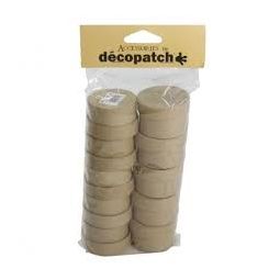 Set 10 petites boîtes rondes Décopatch - IkaIpaka Royan
