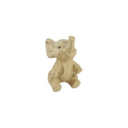 Eléphant assis 17cm Décopatch - IkaIpaka Royan
