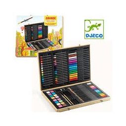 Boite crayons de couleurs (grande) Djeco Ikaipaka jeux & jouets