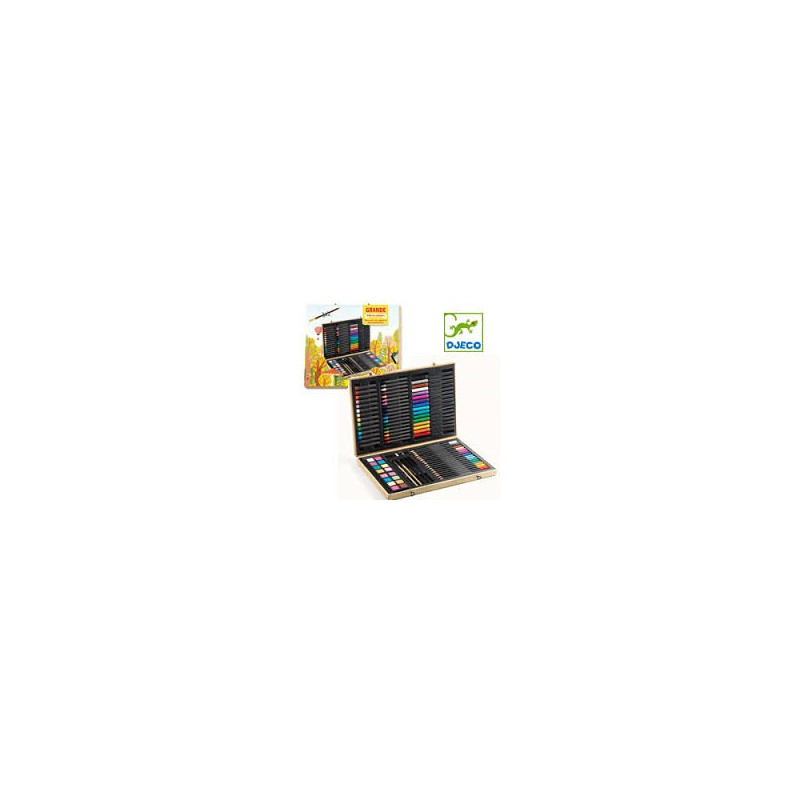 Boite crayons de couleurs (grande) Djeco Ikaipaka jeux & jouets