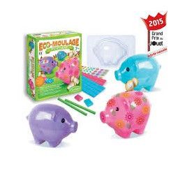 Eco moulage popsine tirelire cochon - IkaIpaka Royan