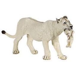 Lionne blanche avec lionceau Papo - IkaIpaka Royan