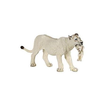 Lionne blanche avec lionceau Papo - IkaIpaka Royan