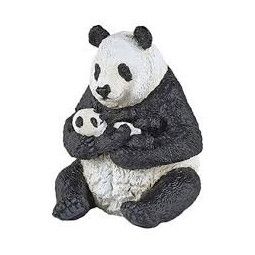 Panda assis et son bébé Papo - IkaIpaka Royan