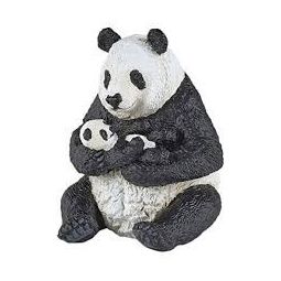 Panda assis et son bébé Papo - IkaIpaka Royan