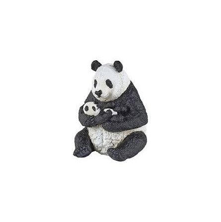 Panda assis et son bébé Papo - IkaIpaka Royan