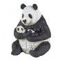 Panda assis et son bébé Papo - IkaIpaka Royan