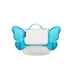 Sac a dos papillon bicolore argent/bleu caramel et compagnie