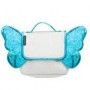 Sac a dos papillon bicolore argent/bleu caramel et compagnie