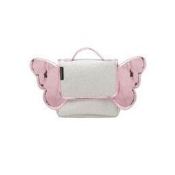 Sac a dos papillon bicolore argent/rose caramel et compagnie