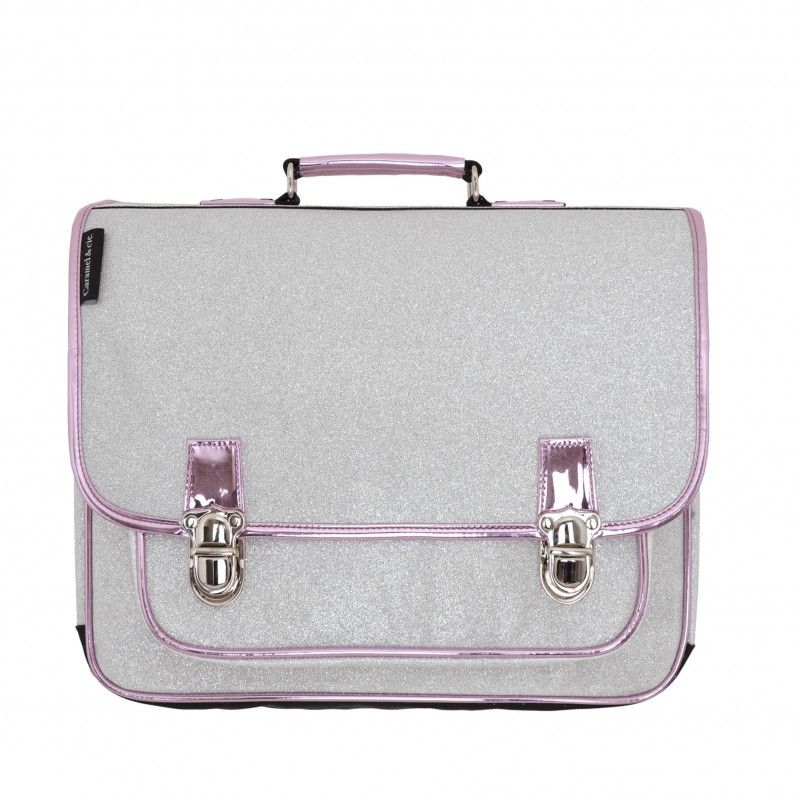 Cartable Paillette argent MM - IkaIpaka Royan