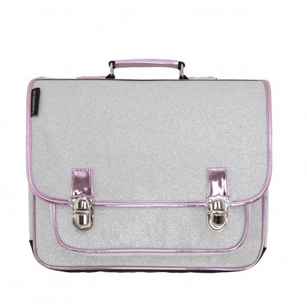 Cartable Paillette argent MM - IkaIpaka Royan