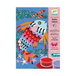 Sables colorés Arc en ciel de poissons - IkaIpaka Royan