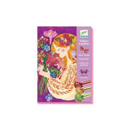 Tableau à pailleter - Le parfum des fleurs - IkaIpaka Royan