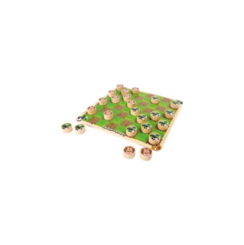 Jeu de dames shaun le mouton ou chat et souris - IkaIpaka Royan