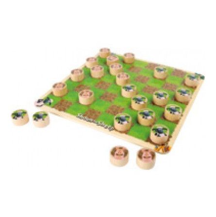 Jeu de dames shaun le mouton ou chat et souris - IkaIpaka Royan