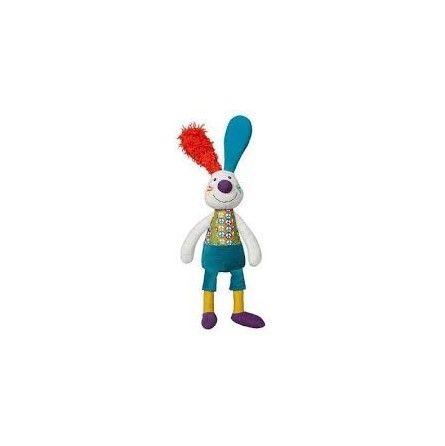 Jef le lapin doudou Ebulobo Ikaipaka jeux & jouets Royan