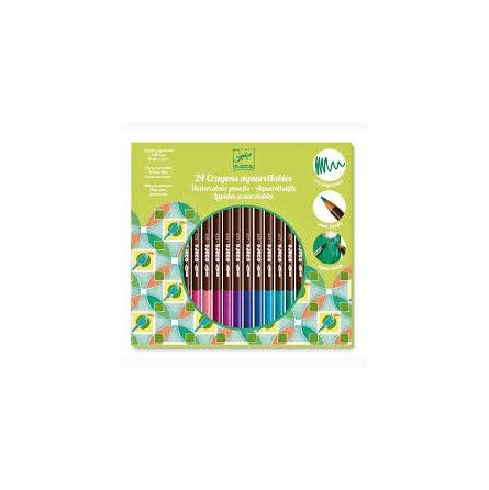 Les couleurs 24 crayons aquarellables - IkaIpaka Royan
