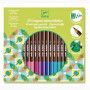 Les couleurs 24 crayons aquarellables - IkaIpaka Royan