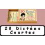 20 dictées courtes marc vidal Ikaipaka jeux & jouets Royan