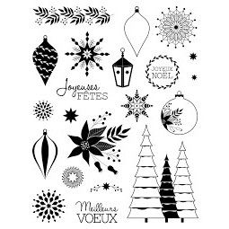Tampon clear Noel 14*18 - IkaIpaka Royan