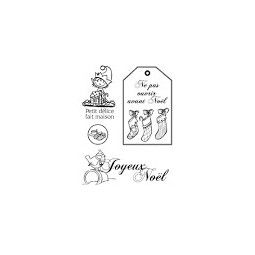 Tampon clear joyeux noel - IkaIpaka Royan