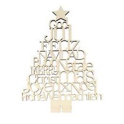 Sapin noel bois s/ pied - IkaIpaka Royan