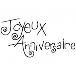 Tampon joyeux anniversaire - IkaIpaka Royan