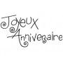 Tampon joyeux anniversaire - IkaIpaka Royan
