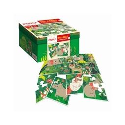 Puzzle baby puzzle la jungle Ludattica Ikaipaka jeux & jouets
