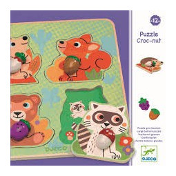 Puzzle gros bouton croc nut - IkaIpaka Royan