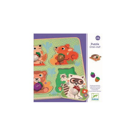 Puzzle gros bouton croc nut - IkaIpaka Royan