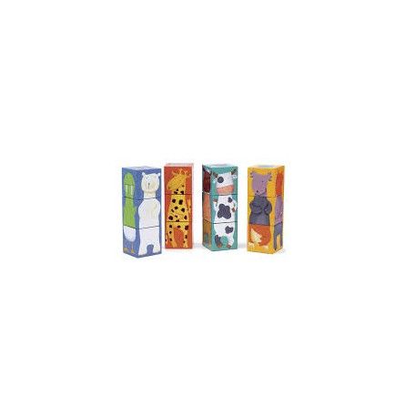 12 cubes animaux couleurs Djeco Ikaipaka jeux & jouets Royan