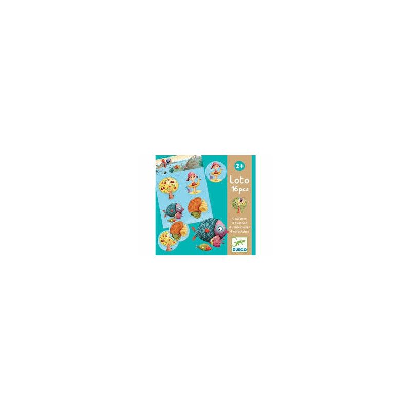 Loto 4 saisons Djeco Ikaipaka jeux & jouets Royan