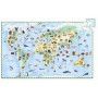 Puzzle Observation 100p Animaux du monde Djeco Ikaipaka jeux &