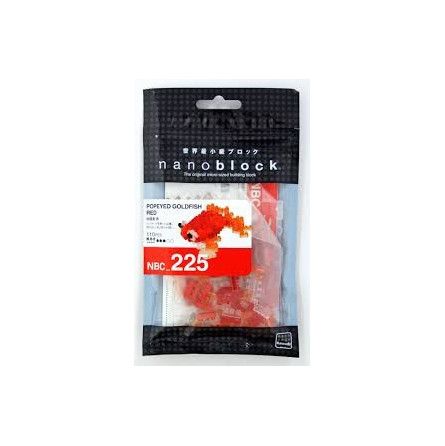 Nanoblock Popeyed Goldfish Red (poisson) - IkaIpaka Royan