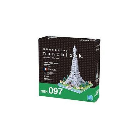 Nanoblock rives de la seine à Paris Tour eiffel - IkaIpaka Royan