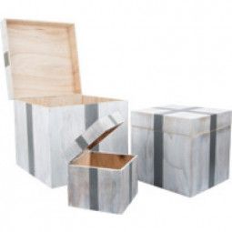 Malle en bois "cadeau" - IkaIpaka Royan