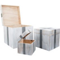 Malle en bois "cadeau" - IkaIpaka Royan