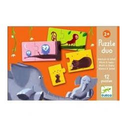 Puzzle duo maman et bébé Djeco Ikaipaka jeux & jouets Royan
