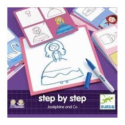 Dessin step by step joséphine and co - IkaIpaka Royan