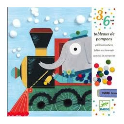 tableaux de pompons en vadrouille - IkaIpaka Royan