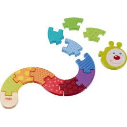 Jeu d'assemblage chenille arc en ciel - IkaIpaka Royan