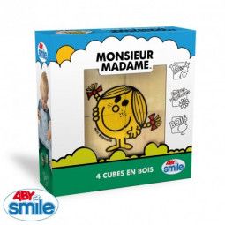 MONSIEUR MADAME - Bois - 4 cubes Abyss corp Ikaipaka jeux &